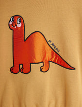 Laden Sie das Bild in den Galerie-Viewer, Dino Applikation Sweatshirt Beige
