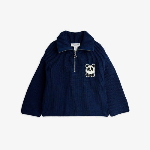 Panda Chunky Strick Sweater