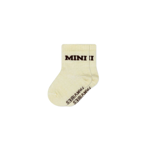 MINI College Wollsocken taupe
