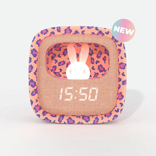 Billy Clock Pink Leopard