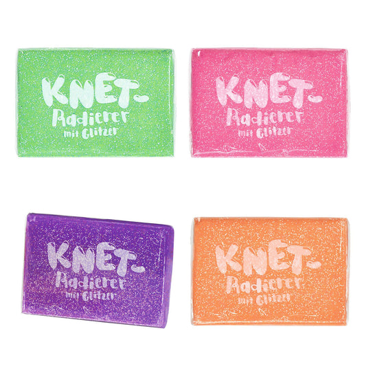 Knet-Radierer Glitzer