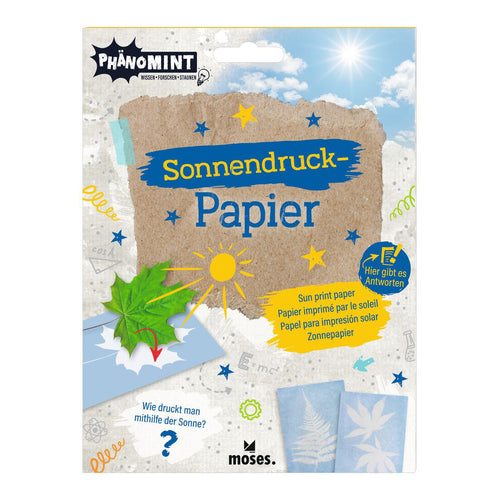 Sonnendruck-Papier