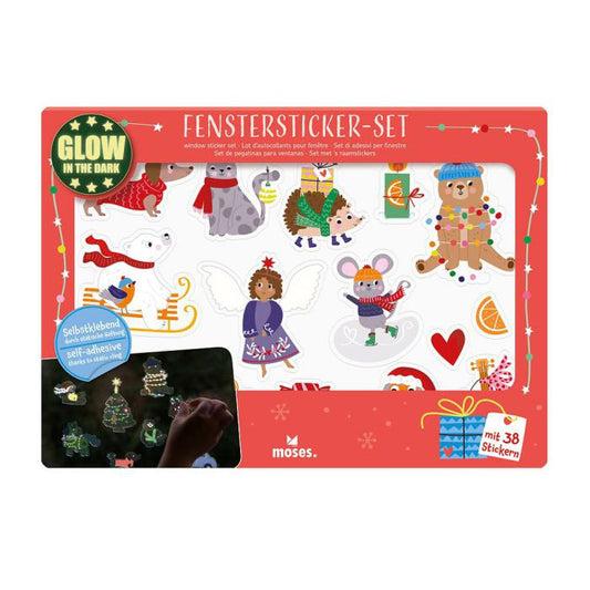 Nachtleuchtendes Fenstersticker-Set