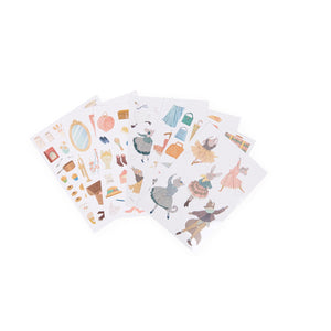 Mal- und Stickerbuch Ecole de Danse