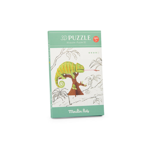 3D-Tierpuzzle Chamäleon