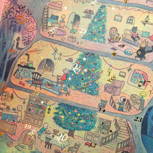 Adventskalender Geschichtenlampen "La Grande Famille"