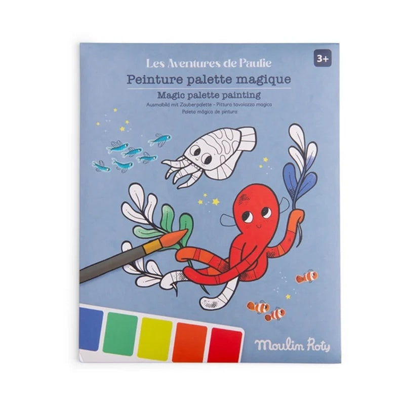 Ausmalbilder mit Wasserfarben 