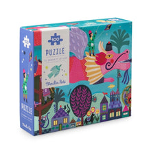 Laden Sie das Bild in den Galerie-Viewer, Puzzle "Comètes Filantes Drache" 100-teilig