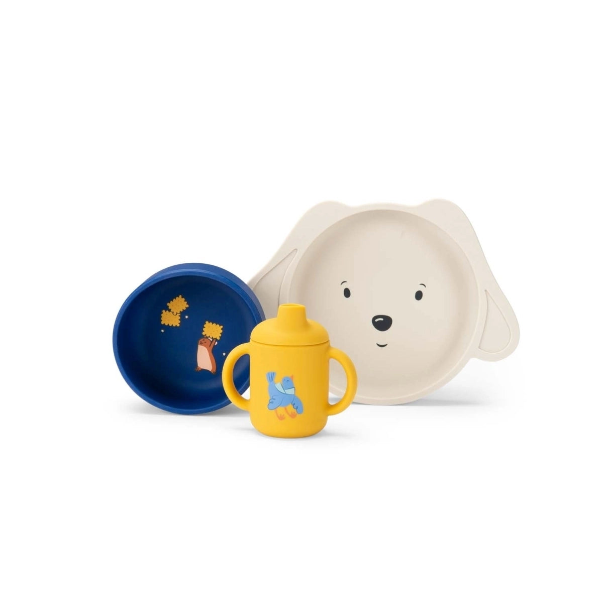 Kindergeschirr-Set Puce&Pilou