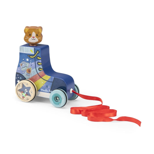 Nachziehtier Puce&Pilou Rollschuh