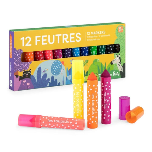 Toupitis 12 große Filzstifte
