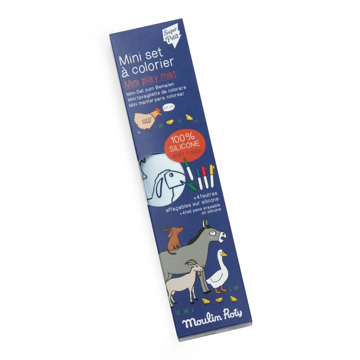 Mini Ausmalmatte Tiere