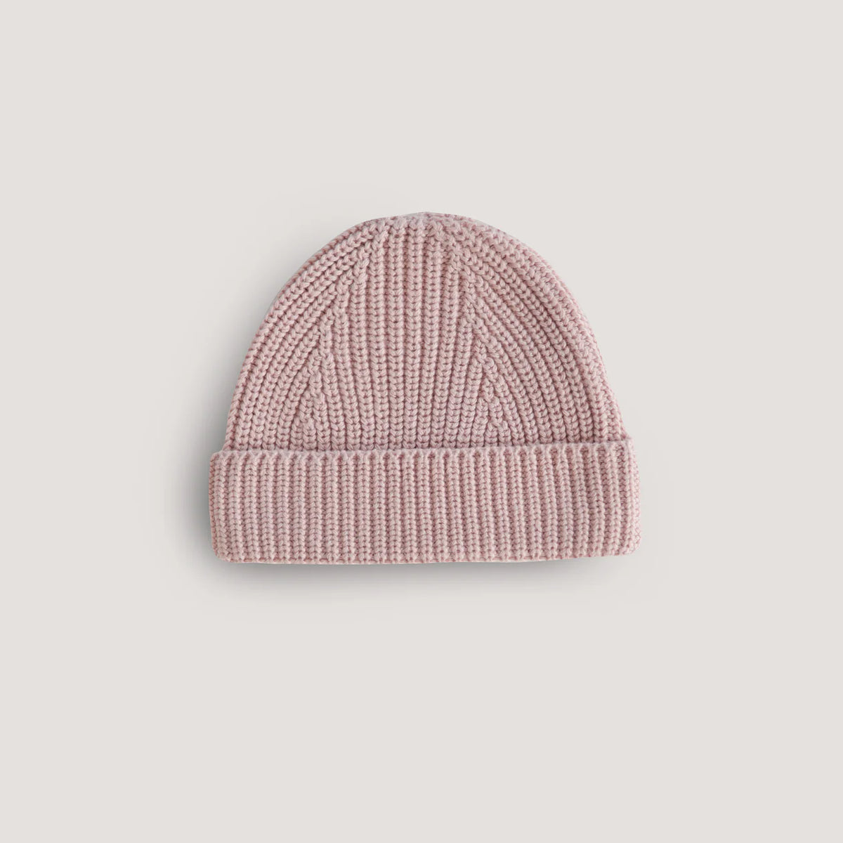 Chunky Knit Baby Beanie Blush