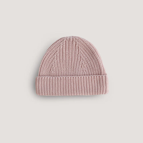 Chunky Knit Baby Beanie Blush