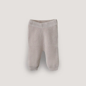 Chunky Knit Baby Hose Beige