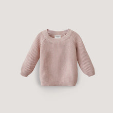 Laden Sie das Bild in den Galerie-Viewer, Chunky Knit Baby Sweater Blush