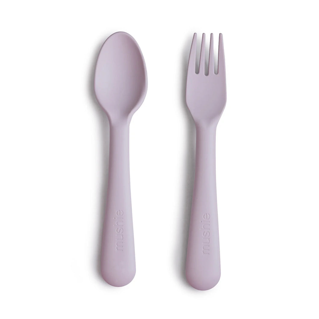 Gabel & Löffel Set Soft Lilac