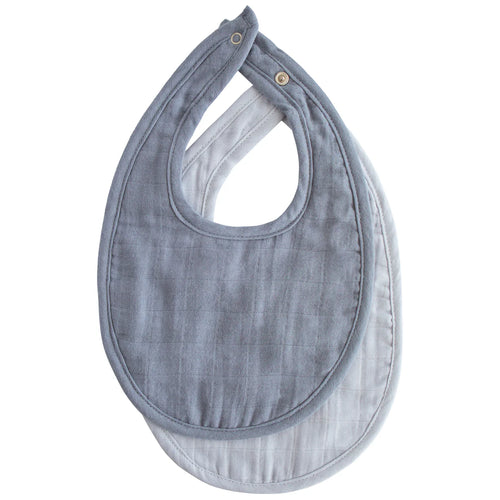 Muslin Bib Set Tradewinds/Baby Blue