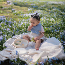 Laden Sie das Bild in den Galerie-Viewer, Muslin Bib Set Tradewinds/Baby Blue