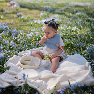 Muslin Bib Set Tradewinds/Baby Blue
