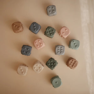 2er Set Würfel Press It Spielzeug Cambridge Blue/Shifting Sand