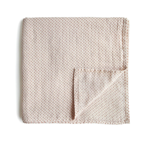 Swaddle Caramel Polka Dots