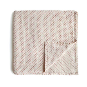 Swaddle Caramel Polka Dots