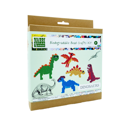 Bio Bügelperlen Kit Dino