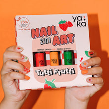 Laden Sie das Bild in den Galerie-Viewer, 2-in-1-Nagellack-Set "Tutti Frutti"