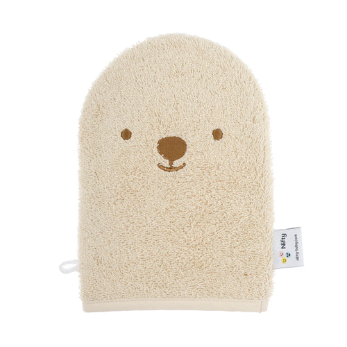 Waschlappen Bär sand
