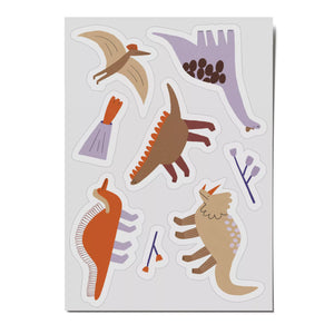 Reflektierende Sticker Dino Crew