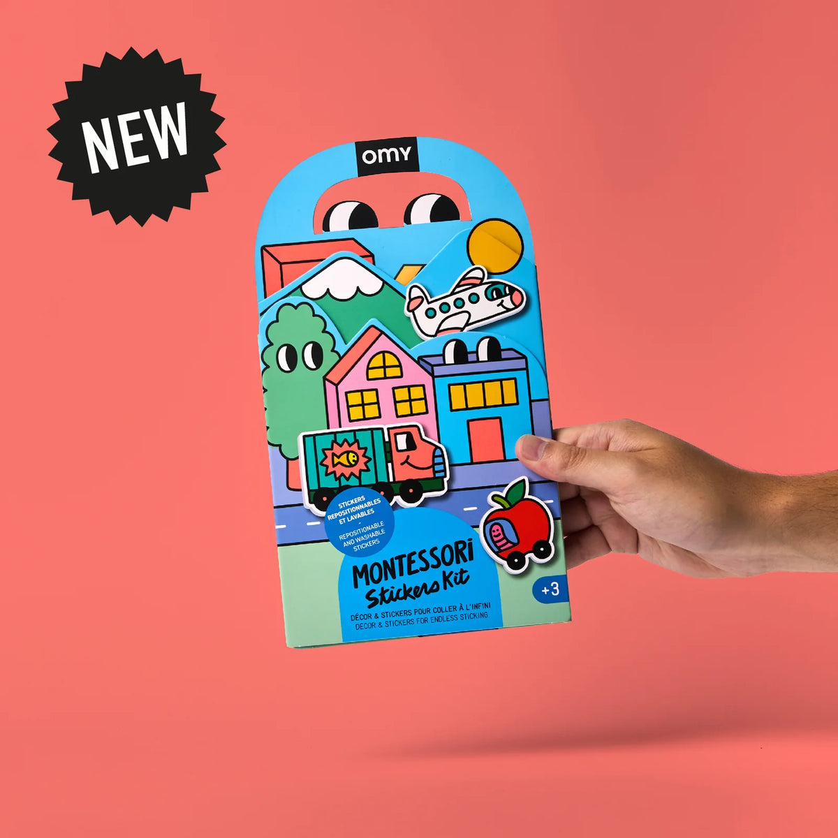 Montessori Sticker Set "Vroom"