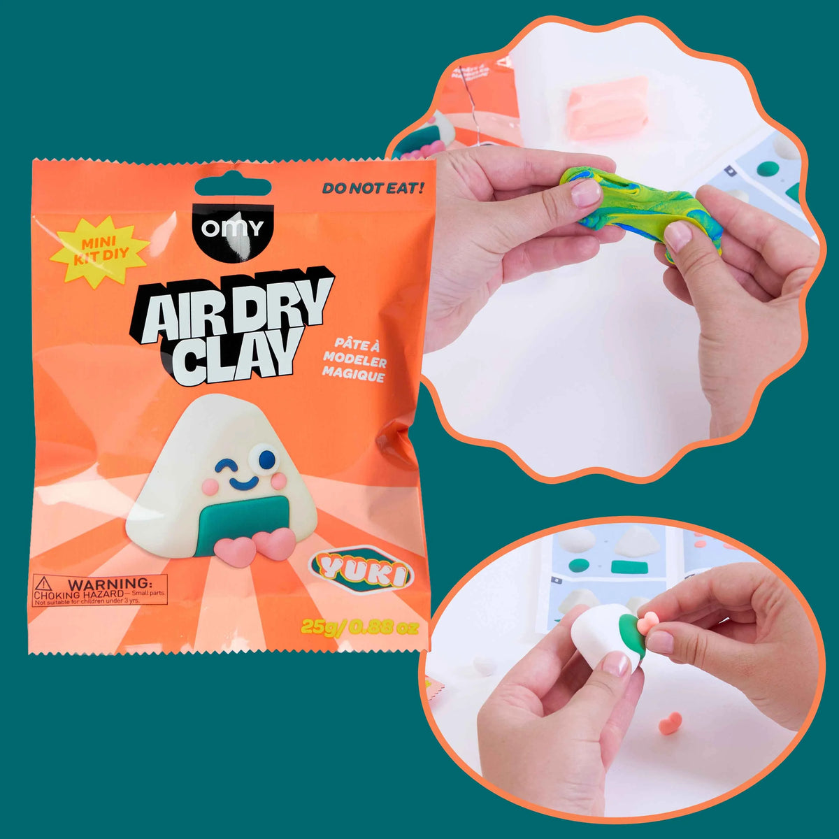 Modelliermasse Air Dry Clay "Yuki"