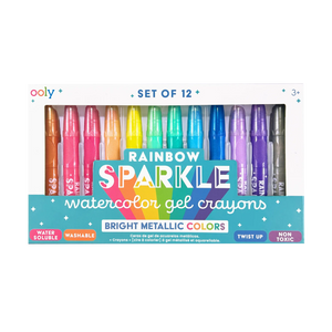 Rainbow Sparkle Watercolor Gel Stifte