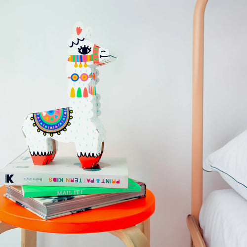 Bastelset 3D Lampe Lama