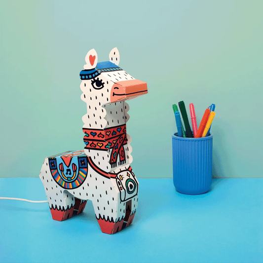 Bastelset 3D Lampe Lama