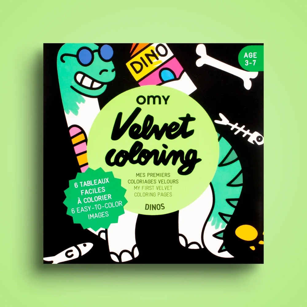 Samtbilder zum Ausmalen: Dino