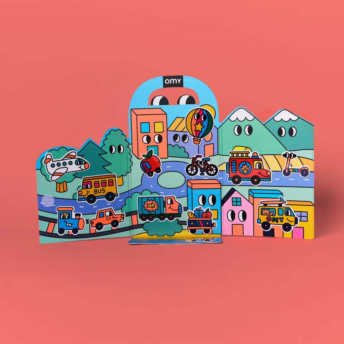 Montessori Sticker Set "Vroom"