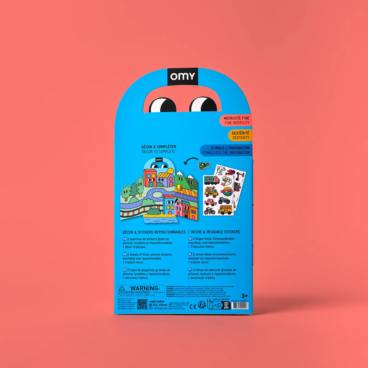 Montessori Sticker Set "Vroom"