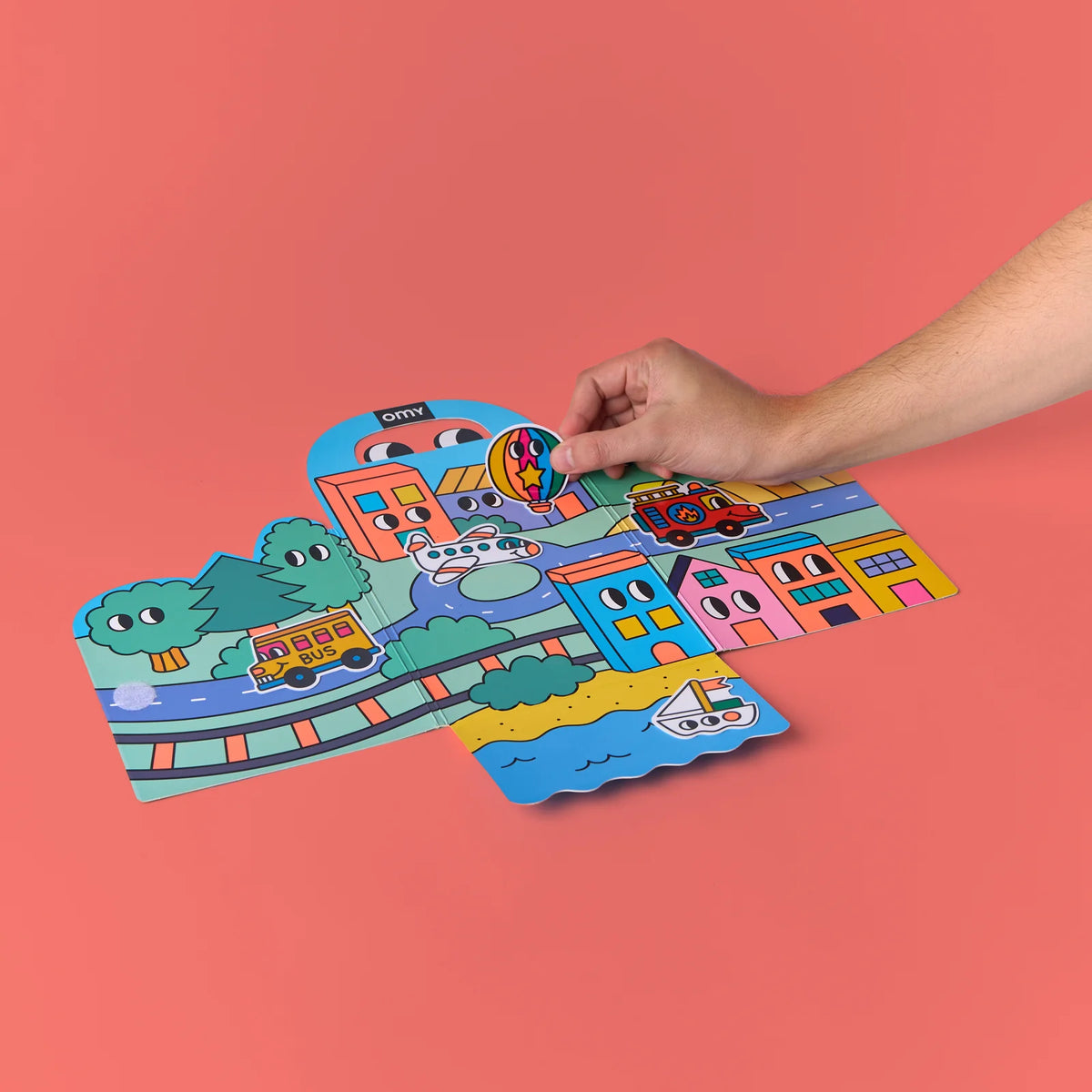 Montessori Sticker Set "Vroom"