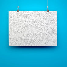 Laden Sie das Bild in den Galerie-Viewer, Großes Ausmalposter Cosmos