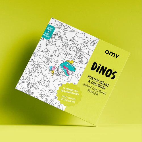 Großes Ausmalposter Dino