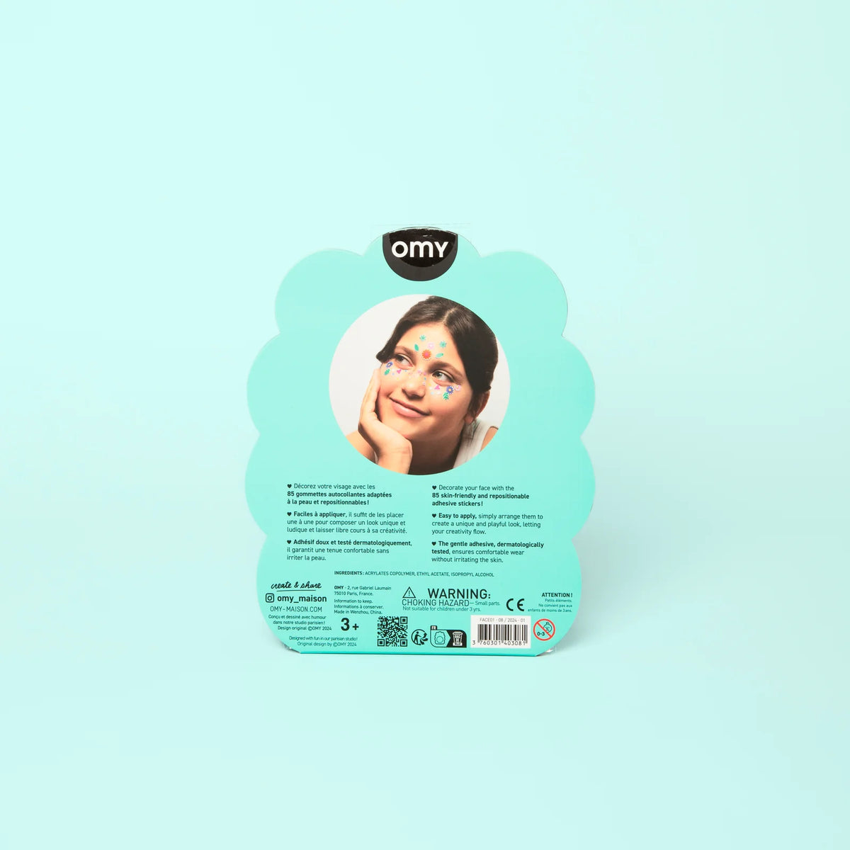 Gesichtsticker Flower