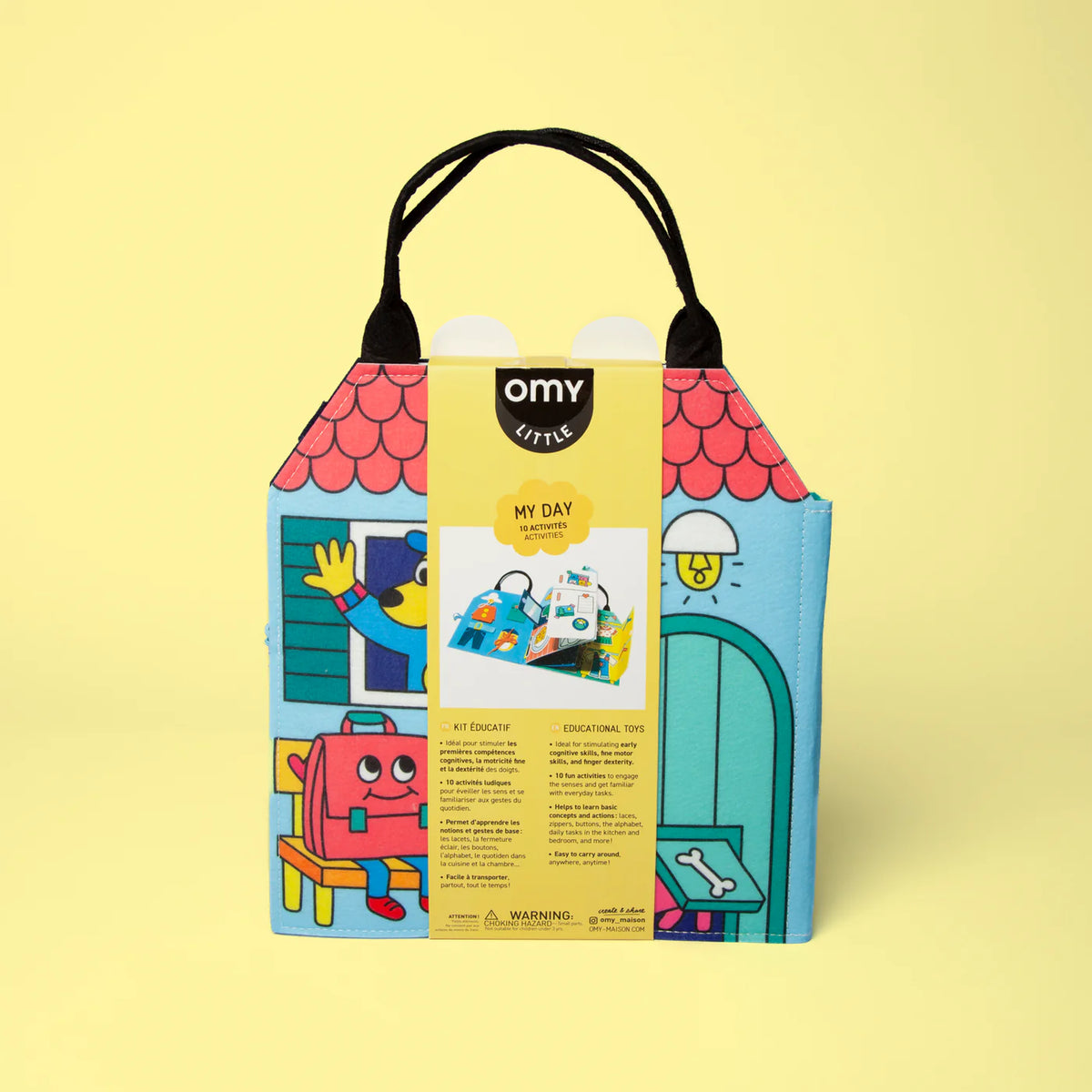 Montessori Playkit Quiet Book "My Day"