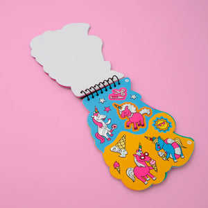 Sticker Activity Book Einhorn