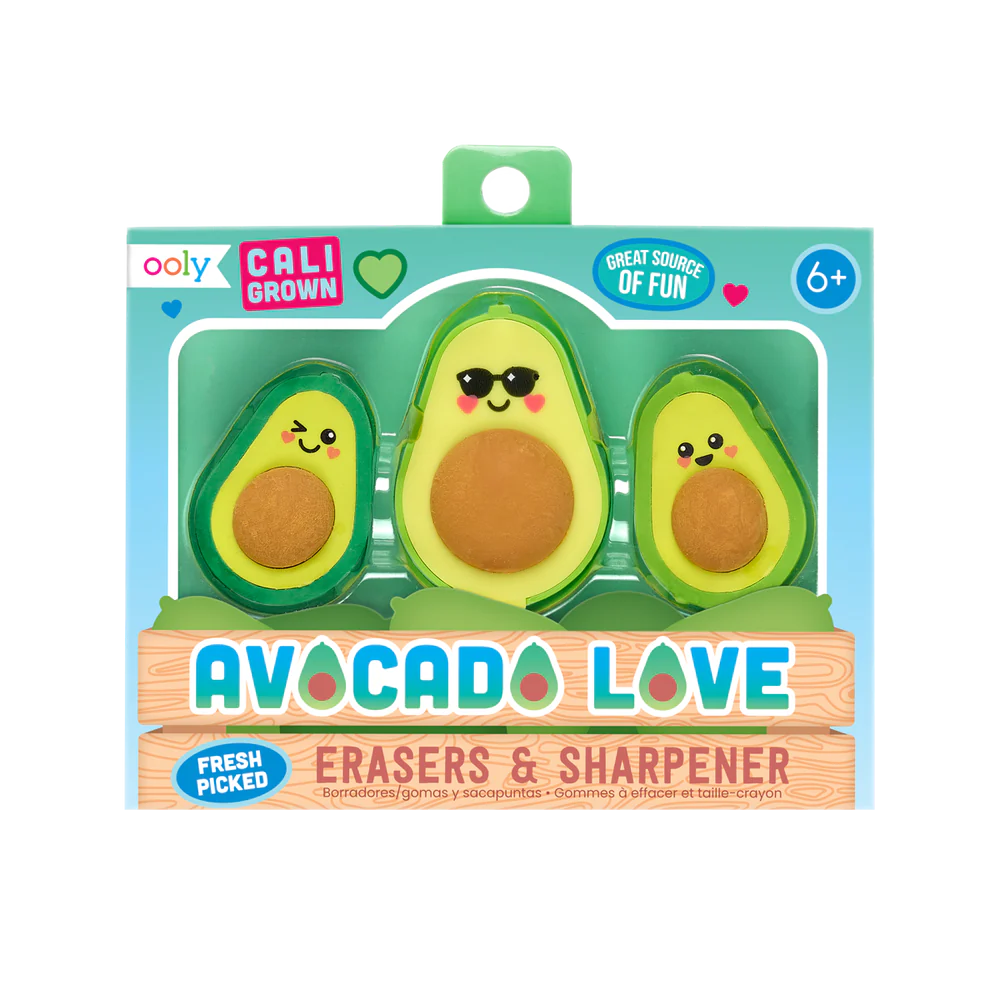 Avocado Love Radiergummi & Spitzer