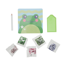 Laden Sie das Bild in den Galerie-Viewer, Razzle Dazzle DIY Diamond Painting Kit Funny Frog