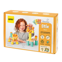 Laden Sie das Bild in den Galerie-Viewer, Stix Konstruktionsspielzeug 60-teilig