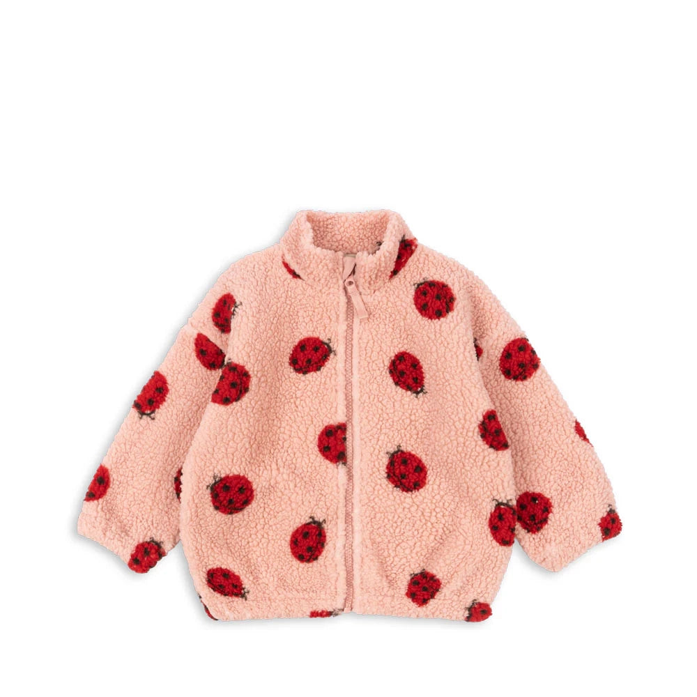Jody Teddyjacke Marienkäfer Pink