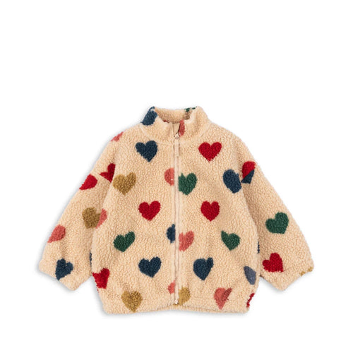 Jody Teddyjacke bon coeur coloré